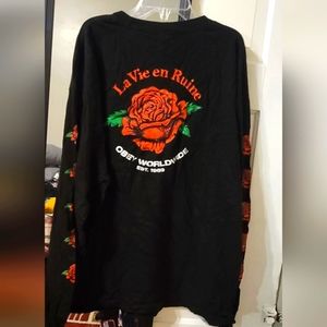 Black OBEY long sleeve tee